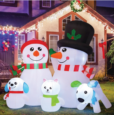 7 ft Christmas outlet inflatable decorations