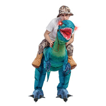 Load image into Gallery viewer, GOOSH Inflatable Dinosaur Costume for Adult Halloween Costume Women Man Funny Blow up Costume for Halloween Party Cosplay
