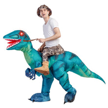 Load image into Gallery viewer, GOOSH Inflatable Dinosaur Costume for Adult Halloween Costume Women Man Funny Blow up Costume for Halloween Party Cosplay
