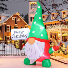 Load image into Gallery viewer, 6FT Merry Christmas Gnome Inflatable
