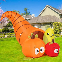 Load image into Gallery viewer, Goosh Thanksgiving Inflatables 5.6FT Long Fruit Combo with Built-in LEDs Blow Up Yard Decoration for Holiday Party Indoor Outdoor Garden Lawn
