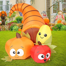 Load image into Gallery viewer, Goosh Thanksgiving Inflatables 5.6FT Long Fruit Combo with Built-in LEDs Blow Up Yard Decoration for Holiday Party Indoor Outdoor Garden Lawn
