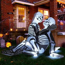 Load image into Gallery viewer, 6.5FT Skeleton Embrace Halloween Inflatable
