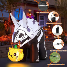 Load image into Gallery viewer, 6.5FT Triceratops Halloween Inflatable
