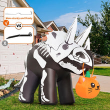 Load image into Gallery viewer, 6.5FT Triceratops Halloween Inflatable
