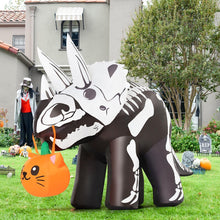 Load image into Gallery viewer, 6.5FT Triceratops Halloween Inflatable
