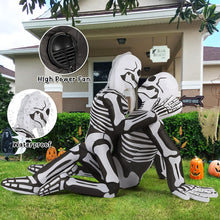 Load image into Gallery viewer, 6.5FT Skeleton Embrace Halloween Inflatable
