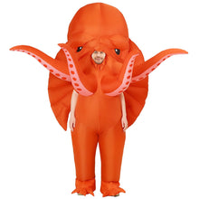 Load image into Gallery viewer, GOOSH Inflatable Octopus Costume for Adult Halloween Costume Women Man Funny Blow up Costume for Halloween Party Cosplay
