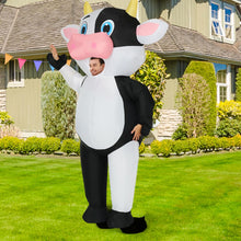 Load image into Gallery viewer, GOOSH Inflatable Cow Costume for Adluts Blow up Halloween Costumes Men Women 72IN Funny Blow up Cow Costume for Halloween Party Cosplay
