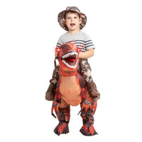 Load image into Gallery viewer, GOOSH Inflatable Costume for Adults and Children, Halloween Costumes Men Women Dinosaur Rider, Blow Up Costume for Unisex Godzilla Toy
