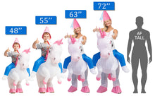 Load image into Gallery viewer, GOOSH Inflatable Unicorn Costume for Kids Halloween Costumes Boys Girls Funny Blow up Costume for Halloween Party Cosplay
