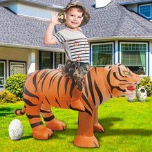 Load image into Gallery viewer, GOOSH Inflatable Tiger Costume for Kids Halloween Costumes Boys Girls Funny Blow up Costume for Halloween Party Cosplay
