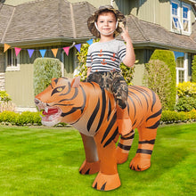 Load image into Gallery viewer, GOOSH Inflatable Tiger Costume for Kids Halloween Costumes Boys Girls Funny Blow up Costume for Halloween Party Cosplay
