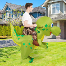 Load image into Gallery viewer, GOOSH Inflatable Dinosaur Costume for Adult Halloween Costume Women Man Funny Blow up Costume for Halloween Party Cosplay
