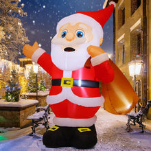 Load image into Gallery viewer, GOOSH 8.3 FT Christmas Inflatables Santa Claus Outdoor Decorations Blow Up Yard Santa Claus with Big Bag with Built-in LEDs for Garden Lawn Indoor Party Decor
