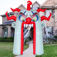 Load image into Gallery viewer, GOOSH 12.8 FT Halloween Inflatables Clown Archway Outdoor Decorations Blow Up Yard with Halloween Arch Built-in LEDs for Garden Lawn Indoor Party Decor
