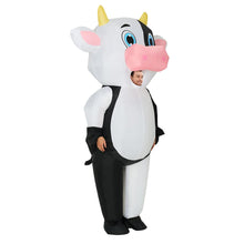 Load image into Gallery viewer, GOOSH Inflatable Cow Costume for Adluts Blow up Halloween Costumes Men Women 72IN Funny Blow up Cow Costume for Halloween Party Cosplay
