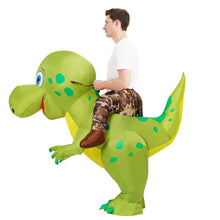 Load image into Gallery viewer, GOOSH Inflatable Dinosaur Costume for Adult Halloween Costume Women Man Funny Blow up Costume for Halloween Party Cosplay
