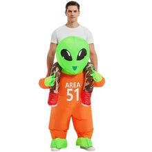 Load image into Gallery viewer, GOOSH Inflatables Costume for Adults Alien Costume Men Women Funny Blow up Halloween Costume for Fancy Dress Cosplay
