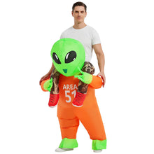 Load image into Gallery viewer, GOOSH Inflatables Costume for Adults Alien Costume Men Women Funny Blow up Halloween Costume for Fancy Dress Cosplay
