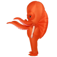 Load image into Gallery viewer, GOOSH Inflatable Octopus Costume for Adult Halloween Costume Women Man Funny Blow up Costume for Halloween Party Cosplay
